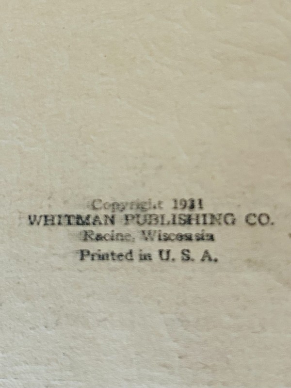 A Paintless Paint Book 80 Pages Whitman Publishing 1931 Racine Wisconsin gallery