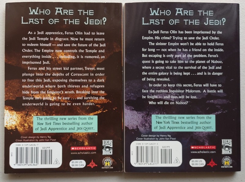 Star Wars Last of the Jedi book lot of 10 books - 1 2 3 4 5 6 7 8 9 10 gallery
