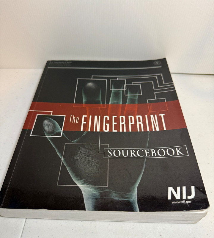 The Fingerprint Sourcebook NIJ DOJ Paperback Book