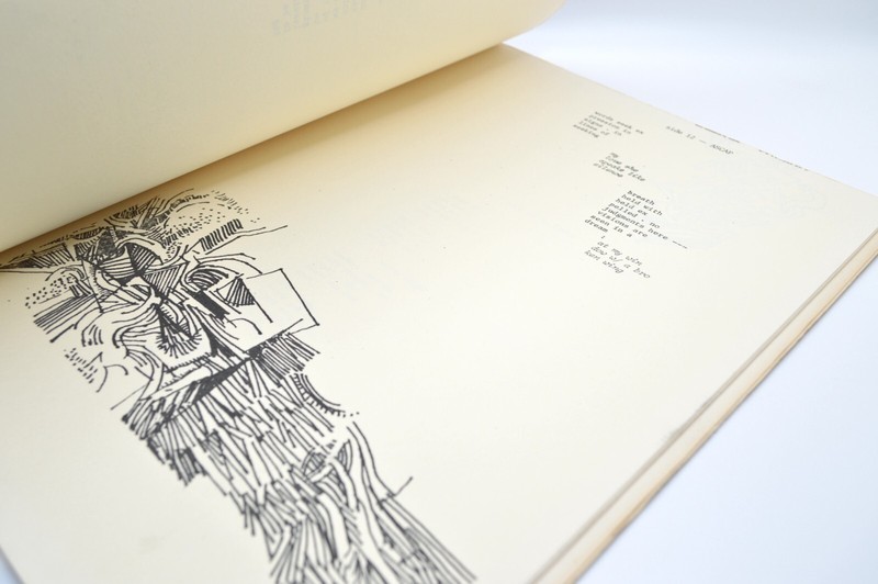 Gideon Music, David Harris, LE of 300, 1967, Blewointment Press, Concrete Poetry gallery