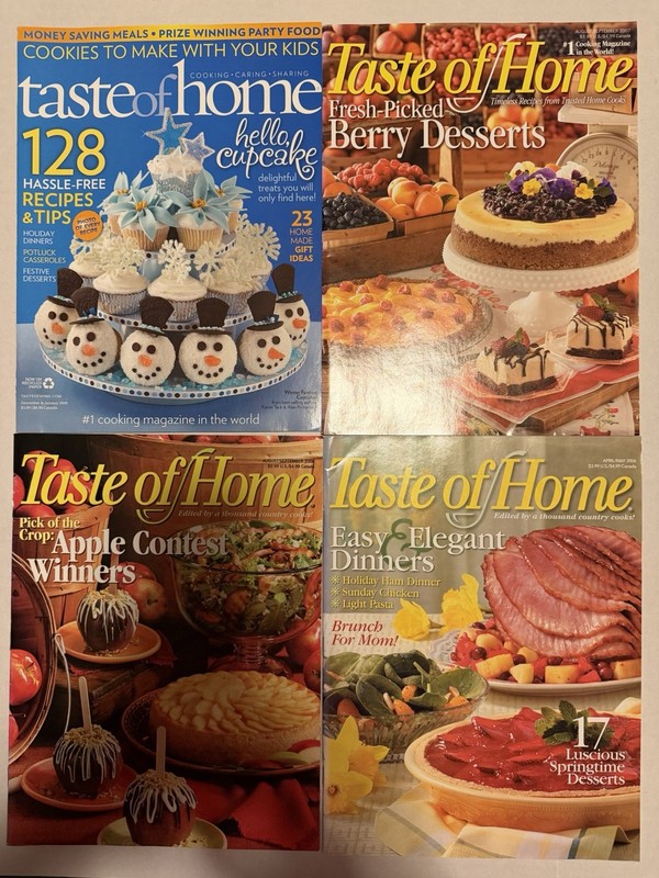 Lot Of 14 Taste Of Home Magazines From May 2005-October 2014 Some NIB gallery