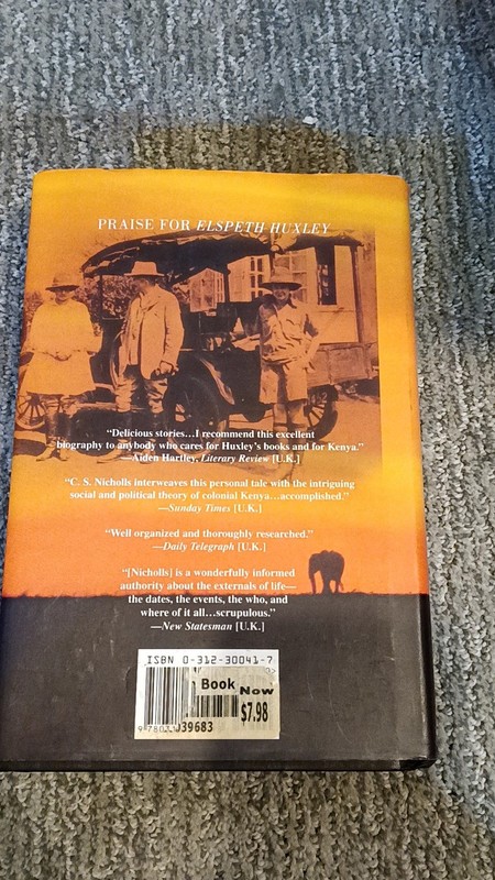 Elspeth Huxley: A Biography by C.S. Nicholls Hardcover (2002) [VG] gallery