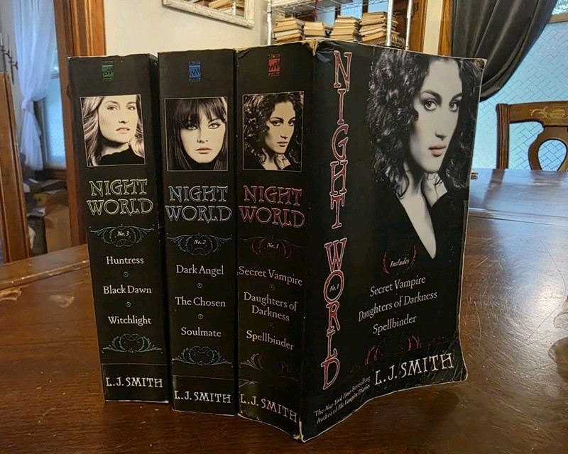 Lot of 3 Night World Complete Series Books 1-9 by L J Smith 9 Titles In 3 Books