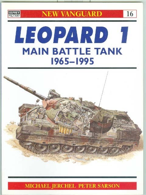 Osprey-WWII-Cold War-Armored Warfare-German Leopard 1 Battle Tank-Design-Detail!