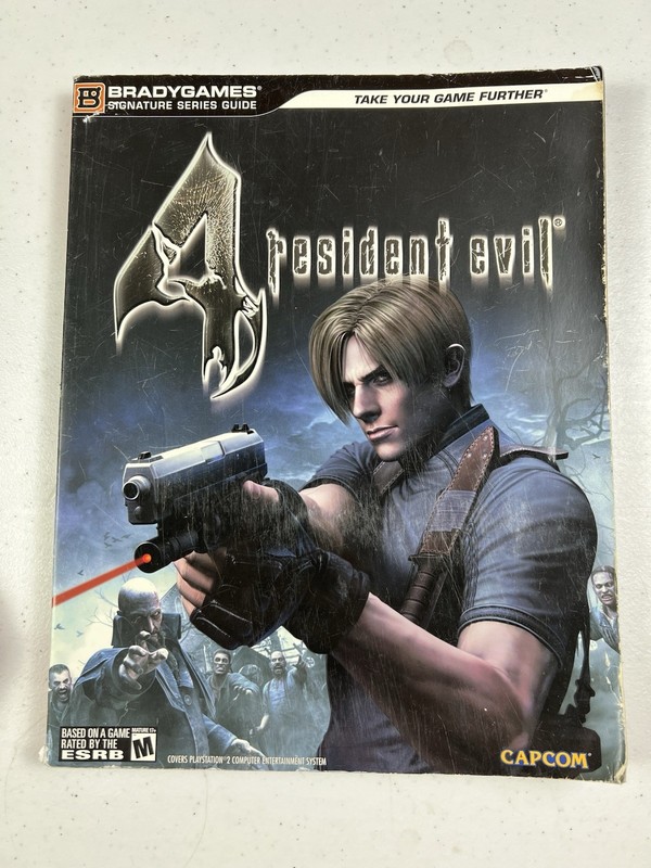 Resident Evil 4 GUIDE Book by Bradygames Official Strategy Guide PS2 No Poster
