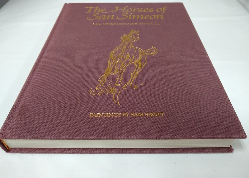 The Horses of San Simeon, 1st Ed, SIGNED x2, Mrs. Wm Randolph Hearst Jr 1985 gallery
