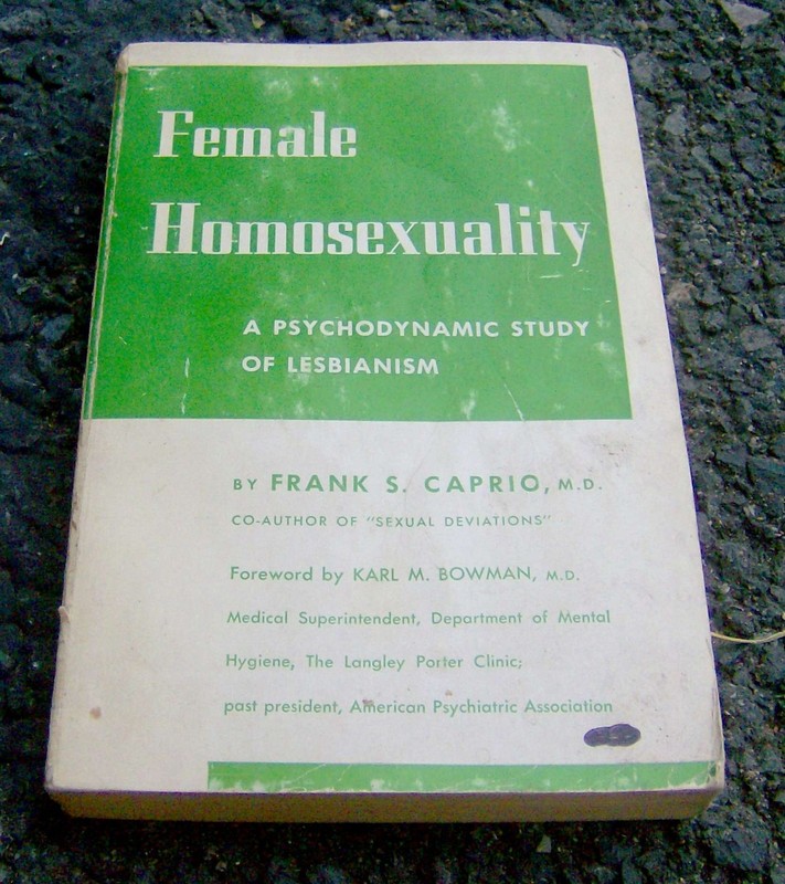 RARE vintage book FEMALE HOMOSEXUALITY Lesbianism Study sexuality Lesbian 1967