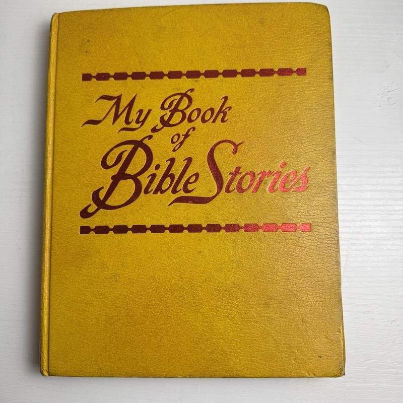 My Book of Bible Stories Watch Tower Jehovah’s Witnesses Yellow Hardcover