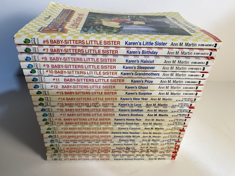 Babysitters Club Little Sister Lot of 23 Books by Ann M Martin Vintage 1990s gallery
