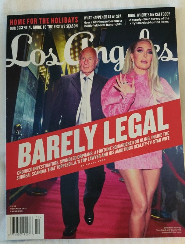 Erika Jayne, Thomas Girardi LOS ANGELES Magazine DINING Guide 1.1