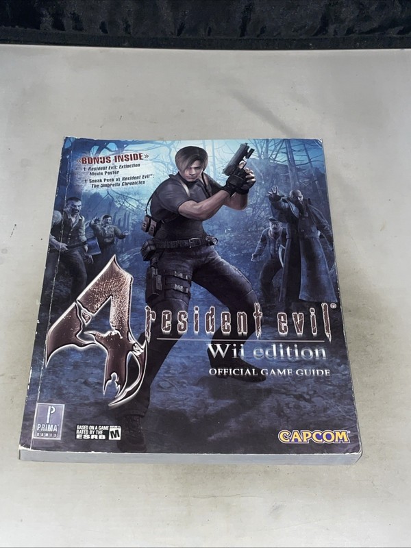 Resident Evil 4 Wii Edition Prima Official Strategy Guide Capcom No Poster