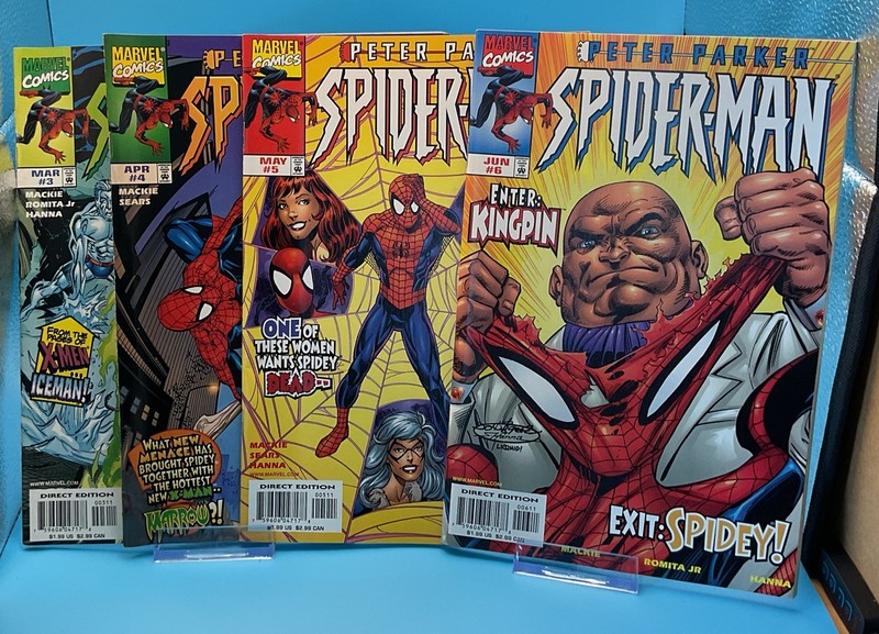 Marvel Comics Peter Parker Spider-Man #3-#6 1999 (4 in lot) VF / NM