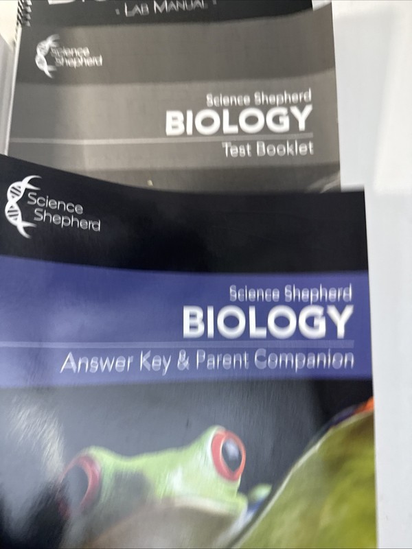 Science Shepherd Biology - Textbook, Test Book, Answer Key, Lab Manual + DVD gallery