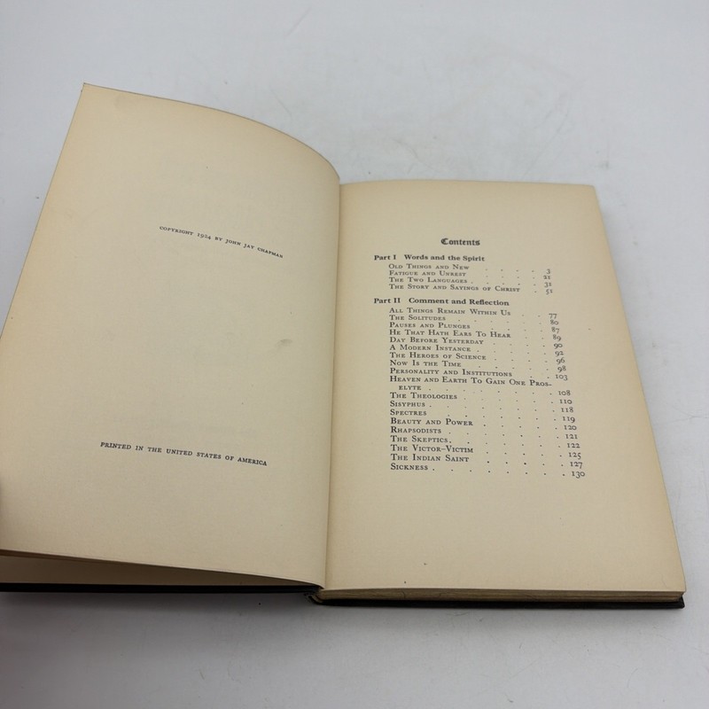 John Jay CHAPMAN / Letters and Religion 1st Edition 1924 gallery