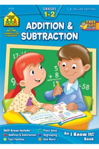 School Zone Addition and Subtraction Work- paperback, School Zone, 9781589473232