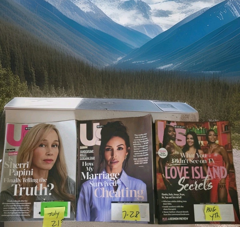 3 US magazines – 8/5, 7/28, & 7/21 2025. BRAND NEW!  NEVER OPENED ! MINT.