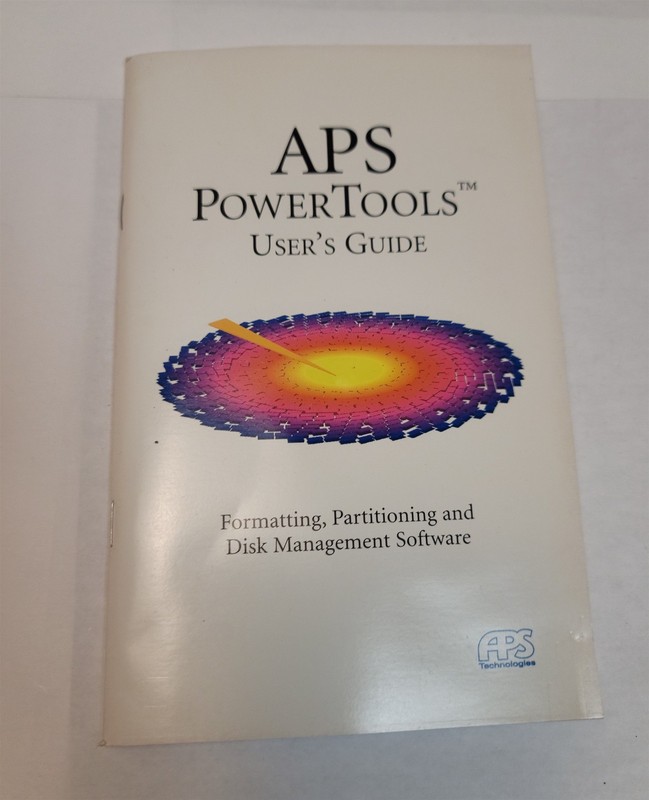 APS PowerTools Software Floppy Disk with User Guide