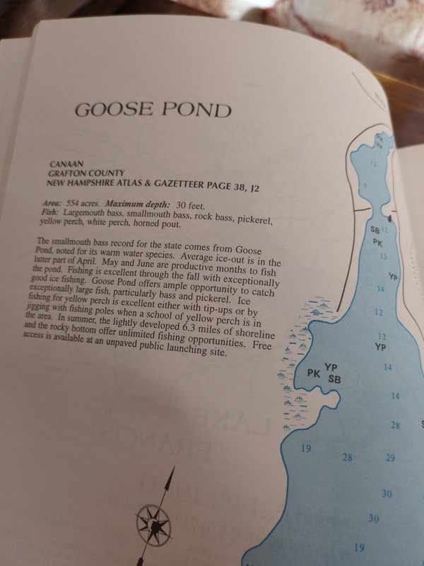 New Hampshire Fishing Maps Book by Swasey & Wilson 1998 gallery