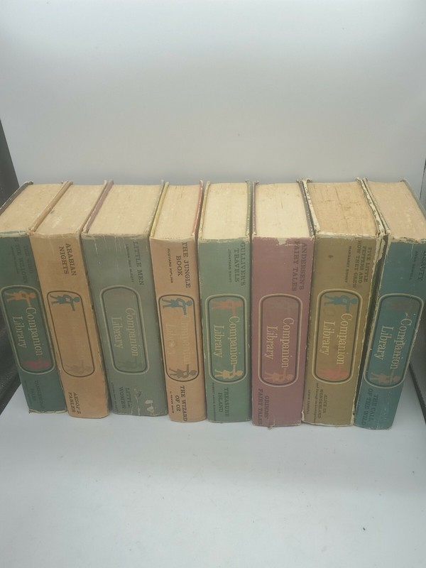 Set of 8 Companion Library 2-in-1 Classic Illustrated Children’s Books 1960’s