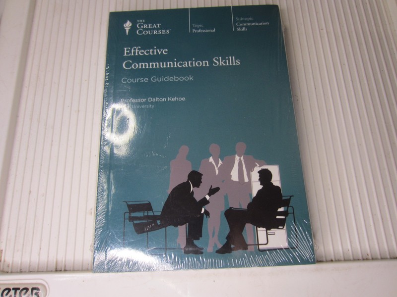 The Great Courses Effective Communication Skills 4 DVD set with guidebook SEALED