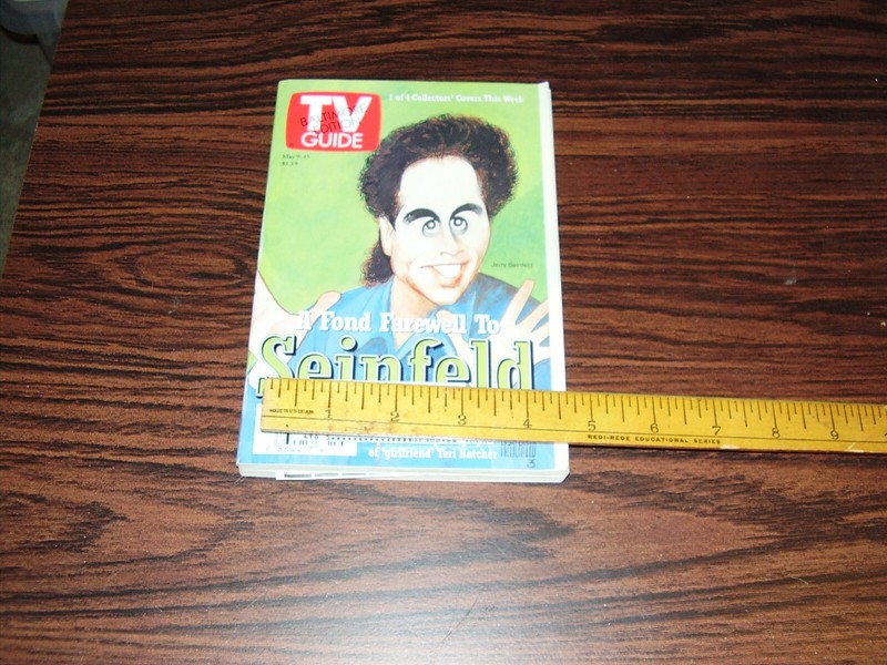 TV GUIDE HIRSCHFELD cover Seinfeld caricature