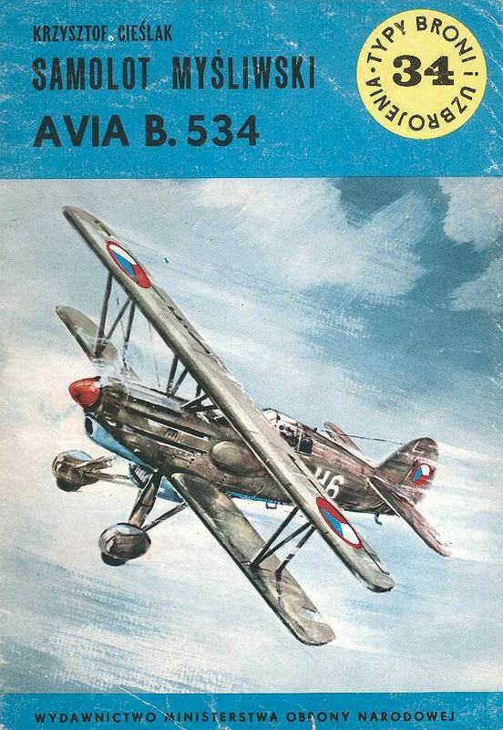 TYPE BRONI 34 WW2 CZECH AVIA B.534 SLOVAK BULGARIA LUFTWAFFE GREECE BIPLANE FIGH