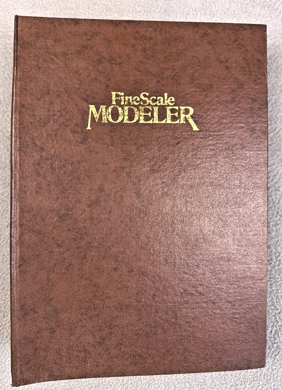 1984-85 Fine Scale Modeler Magazines in Binder 2 Full Years 12 Bimonthly Issues