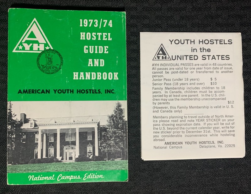 1973/74 HOSTEL GUIDE AND HANDBOOK National Campus Ed. VG/FN 5.0 w/ Map 192pgs