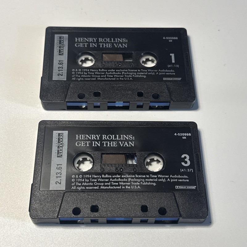 Henry Rollins, Get in the Van by Not Available (1994, Audio Cassette) gallery