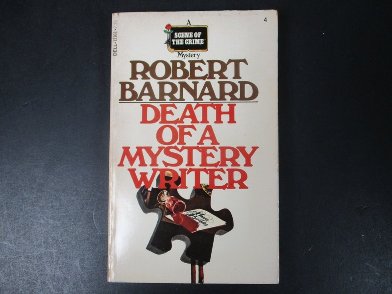 Death of a Mystery Writer by Robert Barnard 1980 First Dell Printing Crime Dell