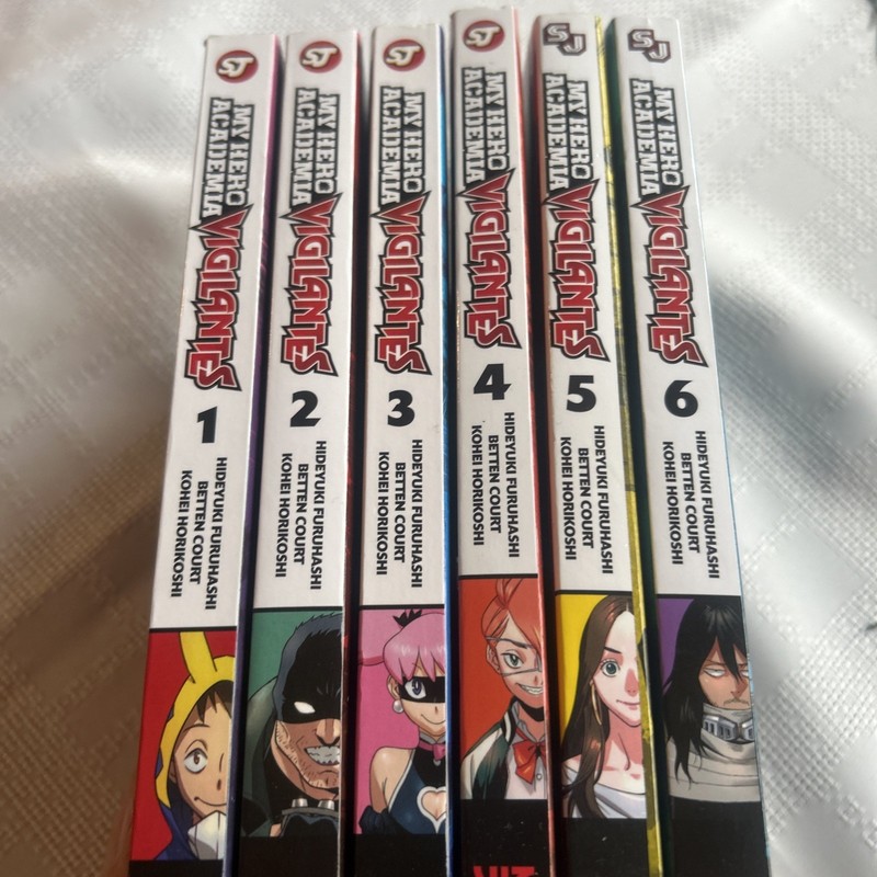 My Hero Academia Vigilantes Volumes 1-6 Manga Graphic Novels English