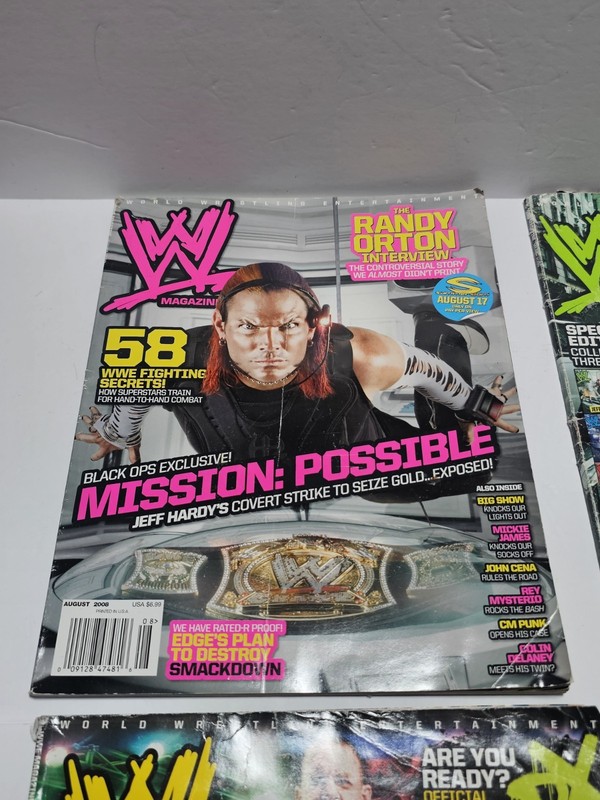 2010s WWE Magazine Lot Of 4 Jeff Hardy John Cena De-Generation X gallery