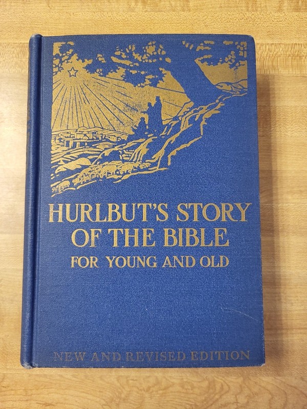 Vintage 1932 Hurlbut’s Story Of The Bible Jesse Lyman Hurlbut Blue Cloth HC