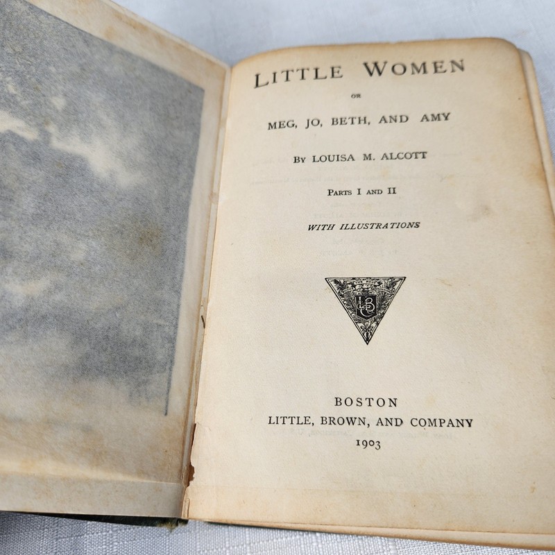 Louisa May Alcott 5 Brown Books Little Women Men Rose in Bloom 8 Cousins Jo boys gallery