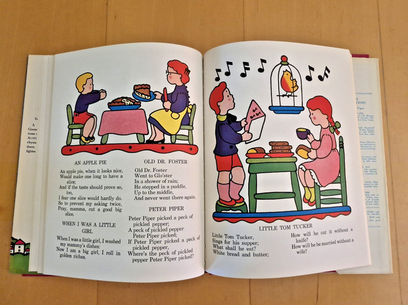 Vtg Mother Goose Rhymes Watty Piper Margot Austin Children Book HC DJ $2.95 gallery