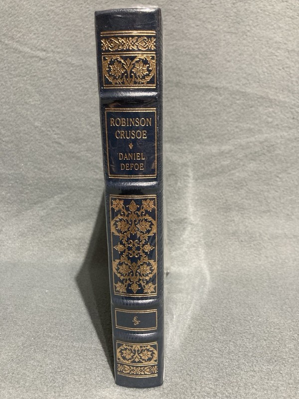 NEW SEALED Easton Press ROBINSON CRUSOE by Daniel Defoe Leather Bound Book