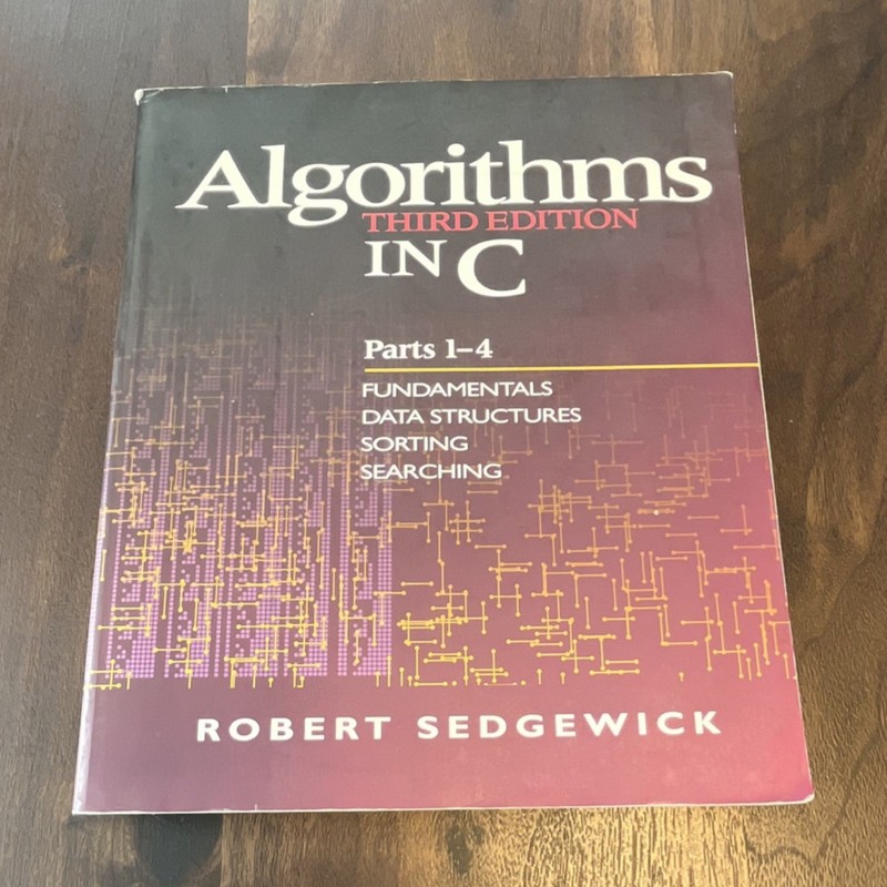 Algorithms in C, Parts 1-4, 3rd Edition Paperback Sedgewick