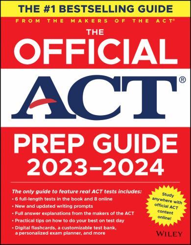 The Official ACT Prep Guide 2023-2024: Book + 8 P- ACT, 9781394196500, paperback