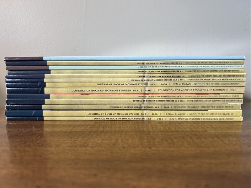 Lot Of 13 Journal Of Book Of Mormon Studies Very Good Condition 1998-2006