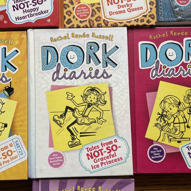 Dork Diaries Lot of 11 - 1-10 + OMG Diary HB PB Rachel Renee Russell Books gallery