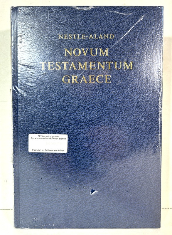 Nestle-Aland Novum Testamentum Graece 1993 Hardcover 27th Revised Edition