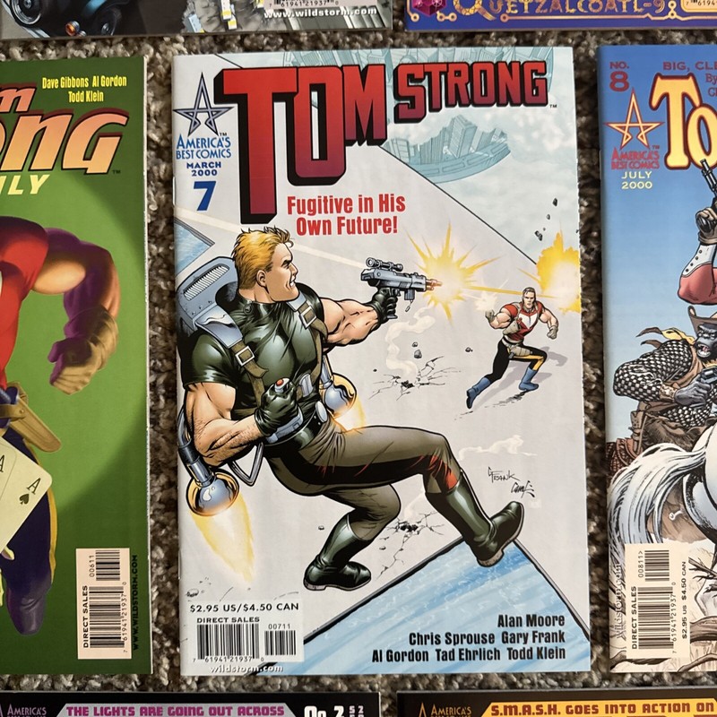 Alan Moore comics • Tom Strong 1 2 3 4 5 6 7 8 11 • Terra Obscura V 1 1-5 V2 2 gallery