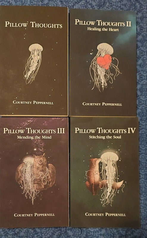 Pillow Thoughts Set of 4 books by Courtney Peppernell (Set of Paperbacks) New