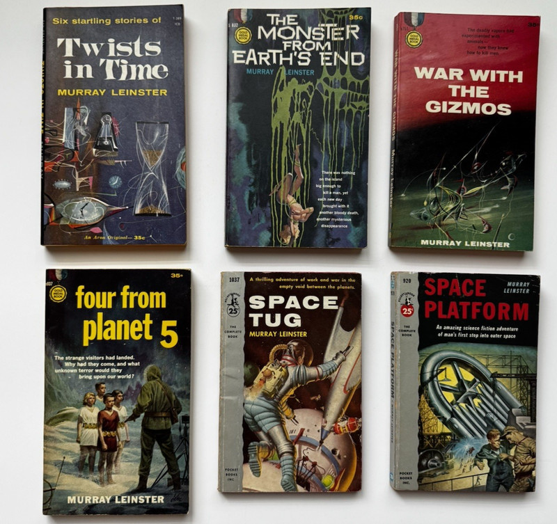Murray Leinster 6 Space Platform Tug Four from Plant 5 Twist in Time 1st Edition