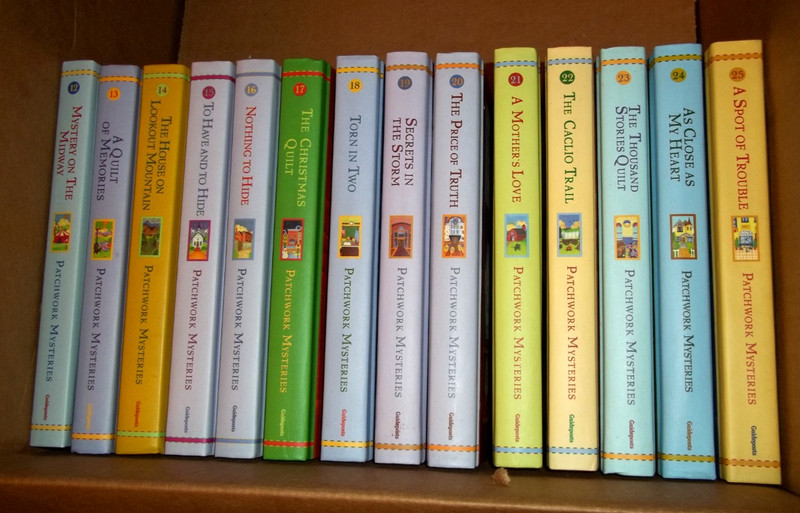 Guideposts Patchwork Mysteries Books 12-25 lot of 14 – inc 13 newsletters – HC