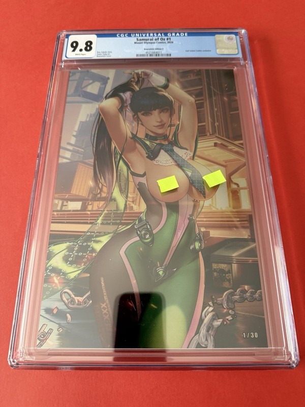 Samurai Of Oz #1 Bearwitch Stellar Blade Eve Topless Cosplay Metal 1/30 CGC 9.8.