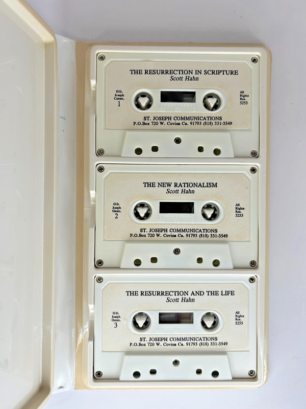 Scott Hahn Bodily Resurrection Jesus Christ 3 Cassette Set St Joseph Catholic gallery
