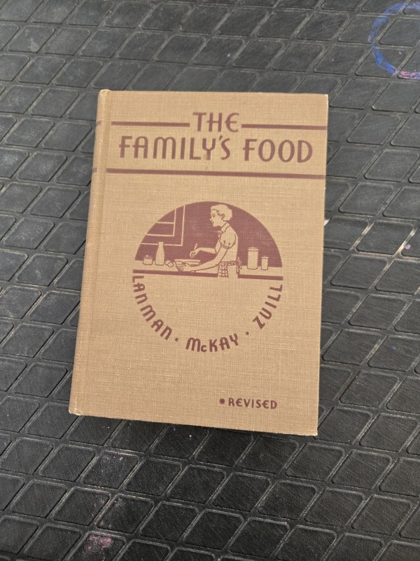 The Family’s Food – 1937 – Lanman McKay Zuill