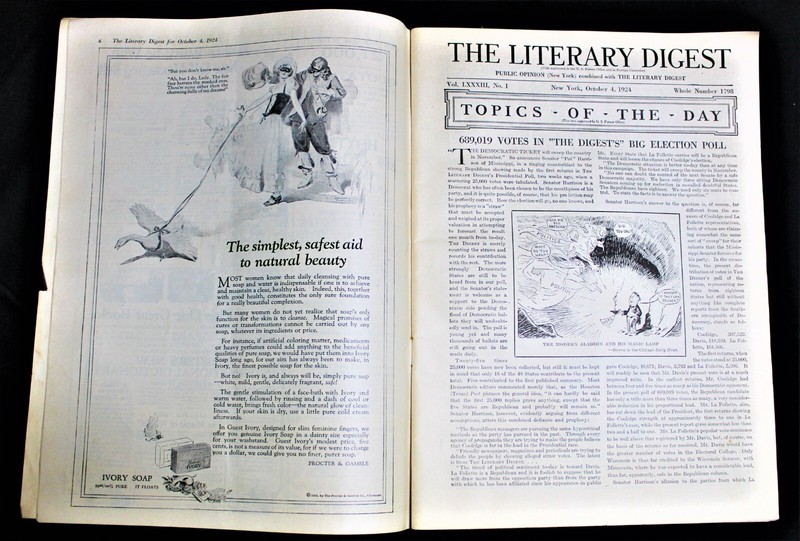 THE LITERARY DIGEST MAGAZINE 4 OCTOBER 1924 NEWS GENERAL INTEREST SCIENCE gallery