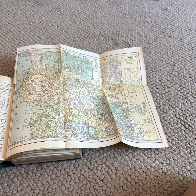 RIDER'S CALIFORNIA Guide For Travelers 1925 1st Edition Antique Book w/Maps gallery